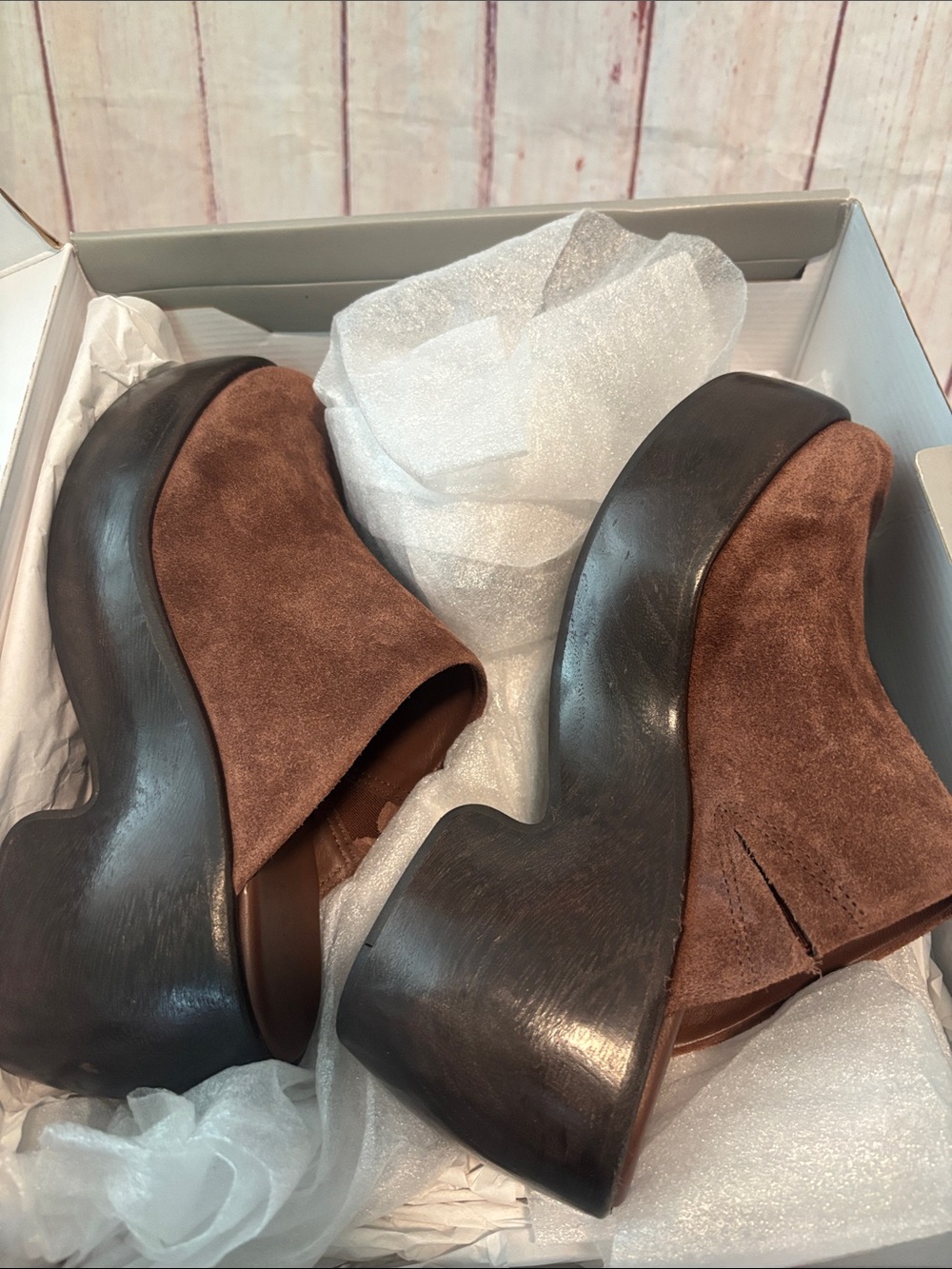 NIB Everlane The Wooden Puffa Clog - Picture 8 of 15